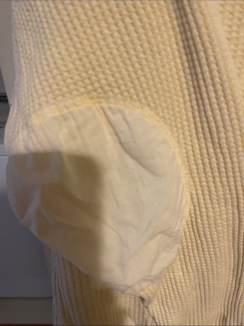 Free people Cream Waffle Knit Long Sleeve Top - Picture 3 of 5